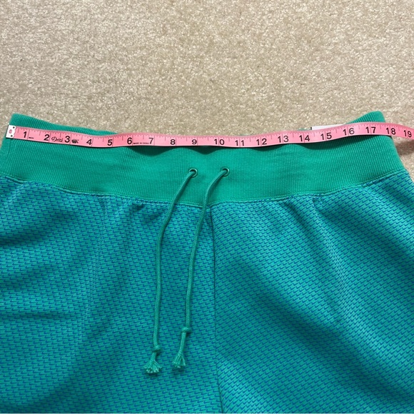 NEW Nike Sweat Shorts Womens Extra Large Green Blue Fleece High Rise Loose Fit - Picture 8 of 11